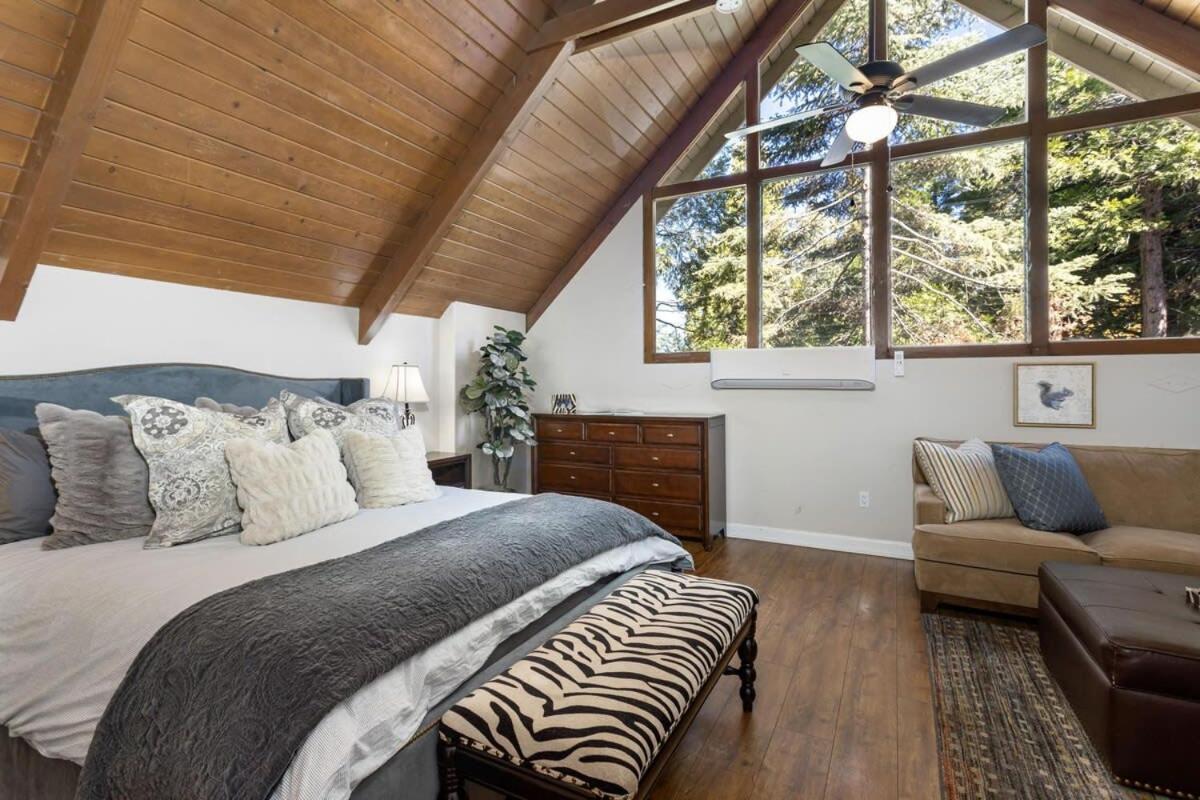 Snowflower Cabin Modern Luxe, 2 Level, 1500 Sqft, Ac, View, Dogs, Walk To Village Lake Arrowhead Exterior foto