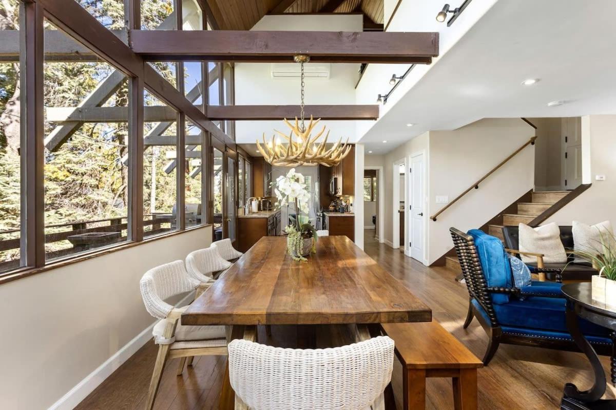 Snowflower Cabin Modern Luxe, 2 Level, 1500 Sqft, Ac, View, Dogs, Walk To Village Lake Arrowhead Exterior foto